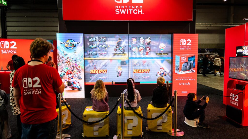 Nintendo-gaming-på-Oslo-Motor-Show