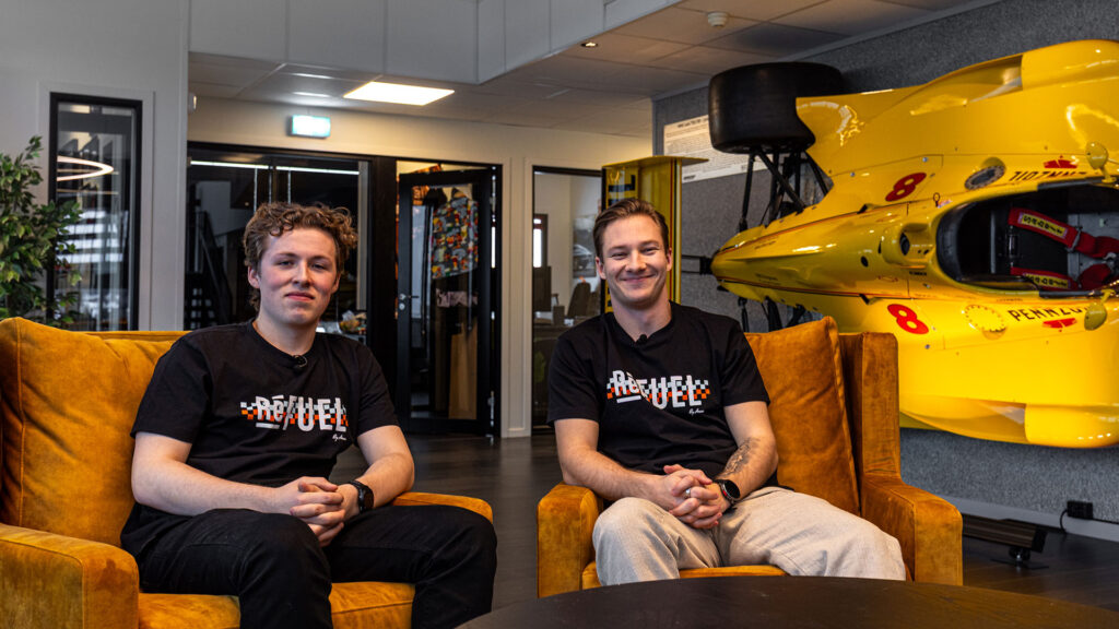 dennis-hauger-og-emil-gjerdrum-på-refuel-drivers-club-amcar-